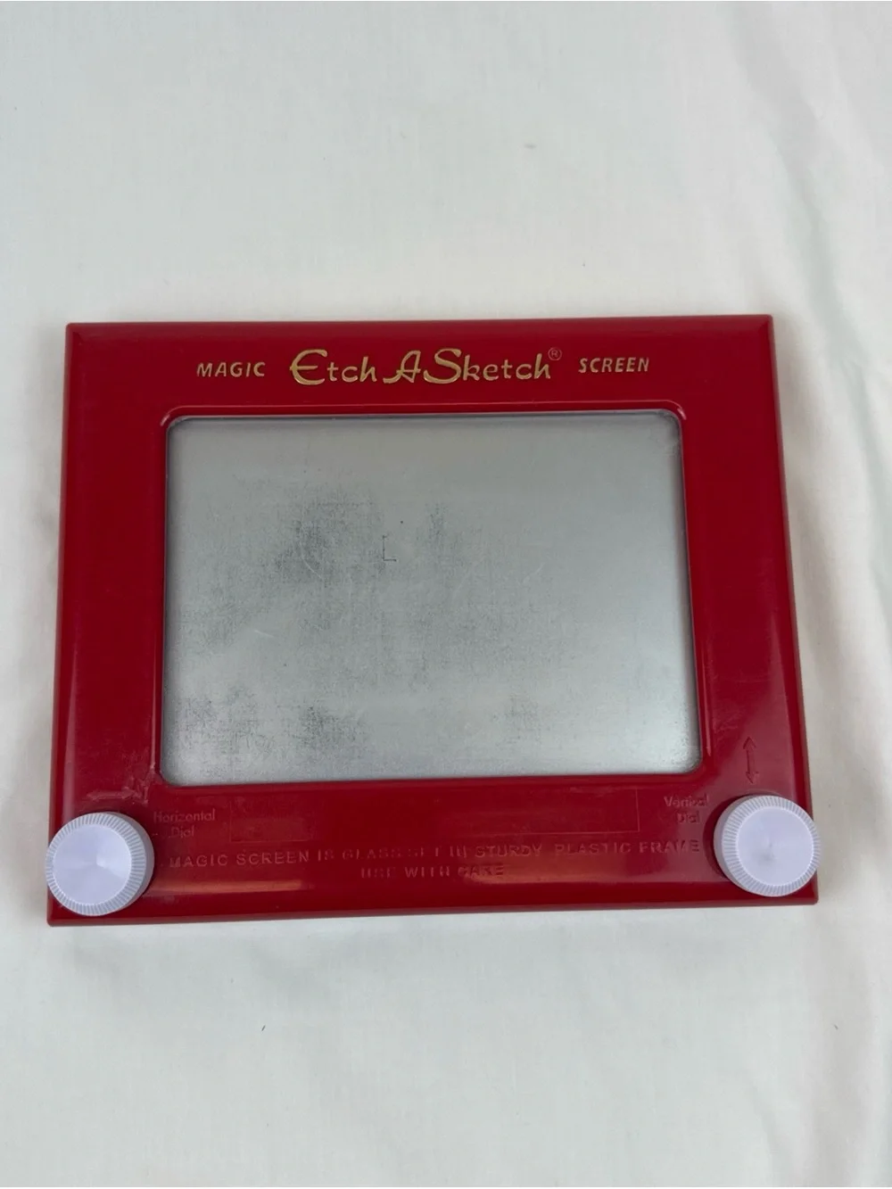 Vintage Magic Etch A Sketch Retro Classic Red Drawing Tablet